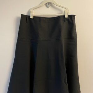 Theory Black Skirt Size 8 Womens